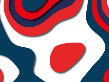 kağıt ile 3D arka plan şekilleri kesim. Soyut kağıt kitap kapağı için şablon arka plan bölmek. Kağıt arka plan kes. Soyut gerçekçi kağıt dekorasyon tasarımı için