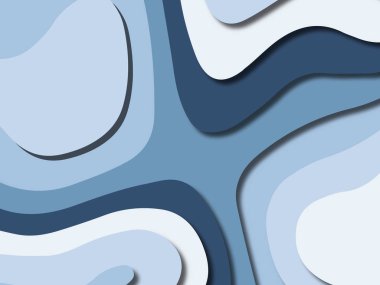 kağıt ile 3D arka plan şekilleri kesim. Soyut kağıt kitap kapağı için şablon arka plan bölmek. Kağıt arka plan kes. Soyut gerçekçi kağıt dekorasyon tasarımı için