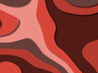 kağıt ile 3D arka plan şekilleri kesim. Soyut kağıt kitap kapağı için şablon arka plan bölmek. Kağıt arka plan kes. Soyut gerçekçi kağıt dekorasyon tasarımı için