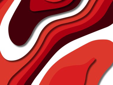 kağıt ile 3D arka plan şekilleri kesim. Soyut kağıt kitap kapağı için şablon arka plan bölmek. Kağıt arka plan kes. Soyut gerçekçi kağıt dekorasyon tasarımı için