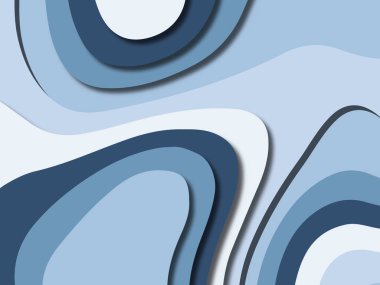 kağıt ile 3D arka plan şekilleri kesim. Soyut kağıt kitap kapağı için şablon arka plan bölmek. Kağıt arka plan kes. Soyut gerçekçi kağıt dekorasyon tasarımı için