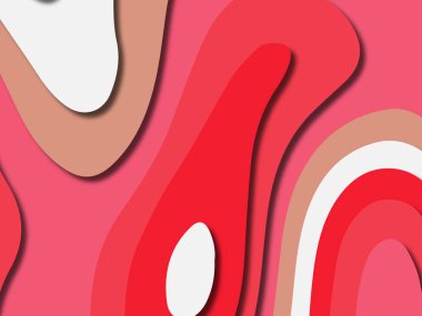 kağıt ile 3D arka plan şekilleri kesim. Soyut kağıt kitap kapağı için şablon arka plan bölmek. Kağıt arka plan kes. Soyut gerçekçi kağıt dekorasyon tasarımı için