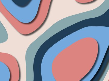 kağıt ile 3D arka plan şekilleri kesim. Soyut kağıt kitap kapağı için şablon arka plan bölmek. Kağıt arka plan kes. Soyut gerçekçi kağıt dekorasyon tasarımı için