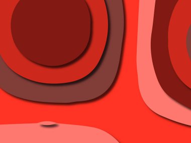 kağıt ile 3D arka plan şekilleri kesim. Soyut kağıt kitap kapağı için şablon arka plan bölmek. Kağıt arka plan kes. Soyut gerçekçi kağıt dekorasyon tasarımı için