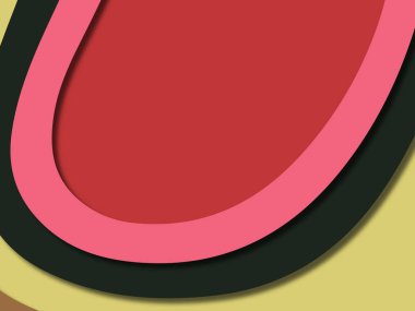 kağıt ile 3D arka plan şekilleri kesim. Soyut kağıt kitap kapağı için şablon arka plan bölmek. Kağıt arka plan kes. Soyut gerçekçi kağıt dekorasyon tasarımı için