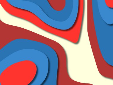 kağıt ile 3D arka plan şekilleri kesim. Soyut kağıt kitap kapağı için şablon arka plan bölmek. Kağıt arka plan kes. Soyut gerçekçi kağıt dekorasyon tasarımı için