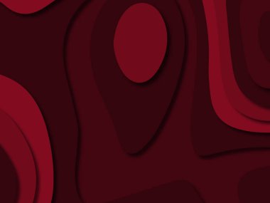 kağıt ile 3D arka plan şekilleri kesim. Soyut kağıt kitap kapağı için şablon arka plan bölmek. Kağıt arka plan kes. Soyut gerçekçi kağıt dekorasyon tasarımı için