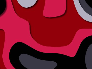 kağıt ile 3D arka plan şekilleri kesim. Soyut kağıt kitap kapağı için şablon arka plan bölmek. Kağıt arka plan kes. Soyut gerçekçi kağıt dekorasyon tasarımı için