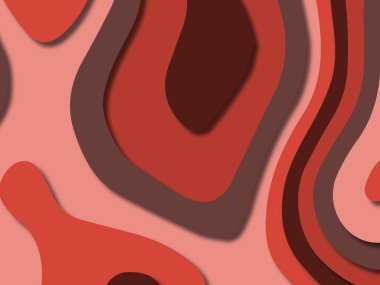 kağıt ile 3D arka plan şekilleri kesim. Soyut kağıt kitap kapağı için şablon arka plan bölmek. Kağıt arka plan kes. Soyut gerçekçi kağıt dekorasyon tasarımı için