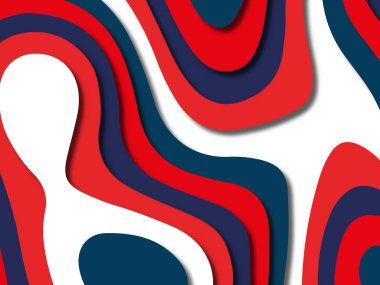 kağıt ile 3D arka plan şekilleri kesim. Soyut kağıt kitap kapağı için şablon arka plan bölmek. Kağıt arka plan kes. Soyut gerçekçi kağıt dekorasyon tasarımı için