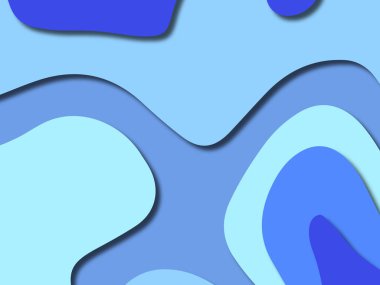 kağıt ile 3D arka plan şekilleri kesim. Soyut kağıt kitap kapağı için şablon arka plan bölmek. Kağıt arka plan kes. Soyut gerçekçi kağıt dekorasyon tasarımı için