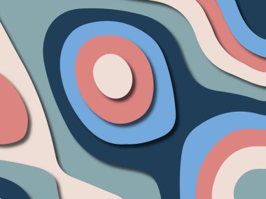 kağıt ile 3D arka plan şekilleri kesim. Soyut kağıt kitap kapağı için şablon arka plan bölmek. Kağıt arka plan kes. Soyut gerçekçi kağıt dekorasyon tasarımı için