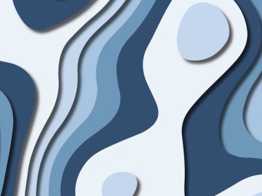 kağıt ile 3D arka plan şekilleri kesim. Soyut kağıt kitap kapağı için şablon arka plan bölmek. Kağıt arka plan kes. Soyut gerçekçi kağıt dekorasyon tasarımı için