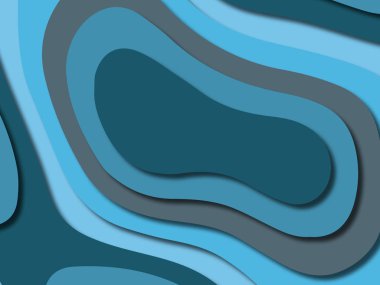 kağıt ile 3D arka plan şekilleri kesim. Soyut kağıt kitap kapağı için şablon arka plan bölmek. Kağıt arka plan kes. Soyut gerçekçi kağıt dekorasyon tasarımı için