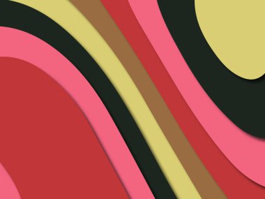 kağıt ile 3D arka plan şekilleri kesim. Soyut kağıt kitap kapağı için şablon arka plan bölmek. Kağıt arka plan kes. Soyut gerçekçi kağıt dekorasyon tasarımı için