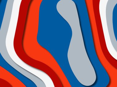 kağıt ile 3D arka plan şekilleri kesim. Soyut kağıt kitap kapağı için şablon arka plan bölmek. Kağıt arka plan kes. Soyut gerçekçi kağıt dekorasyon tasarımı için