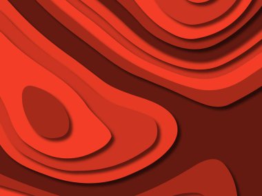 kağıt ile 3D arka plan şekilleri kesim. Soyut kağıt kitap kapağı için şablon arka plan bölmek. Kağıt arka plan kes. Soyut gerçekçi kağıt dekorasyon tasarımı için