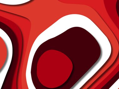 kağıt ile 3D arka plan şekilleri kesim. Soyut kağıt kitap kapağı için şablon arka plan bölmek. Kağıt arka plan kes. Soyut gerçekçi kağıt dekorasyon tasarımı için