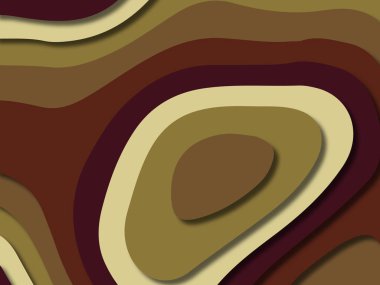 kağıt ile 3D arka plan şekilleri kesim. Soyut kağıt kitap kapağı için şablon arka plan bölmek. Kağıt arka plan kes. Soyut gerçekçi kağıt dekorasyon tasarımı için