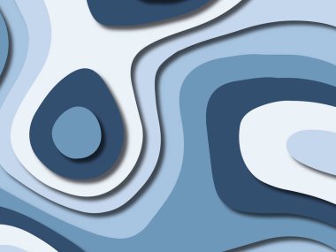 kağıt ile 3D arka plan şekilleri kesim. Soyut kağıt kitap kapağı için şablon arka plan bölmek. Kağıt arka plan kes. Soyut gerçekçi kağıt dekorasyon tasarımı için