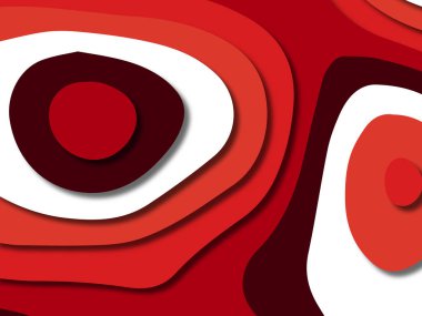 kağıt ile 3D arka plan şekilleri kesim. Soyut kağıt kitap kapağı için şablon arka plan bölmek. Kağıt arka plan kes. Soyut gerçekçi kağıt dekorasyon tasarımı için