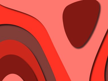 kağıt ile 3D arka plan şekilleri kesim. Soyut kağıt kitap kapağı için şablon arka plan bölmek. Kağıt arka plan kes. Soyut gerçekçi kağıt dekorasyon tasarımı için