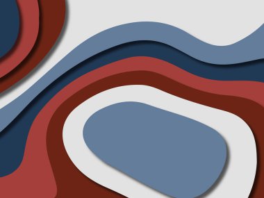 kağıt ile 3D arka plan şekilleri kesim. Soyut kağıt kitap kapağı için şablon arka plan bölmek. Kağıt arka plan kes. Soyut gerçekçi kağıt dekorasyon tasarımı için