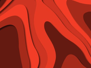 kağıt ile 3D arka plan şekilleri kesim. Soyut kağıt kitap kapağı için şablon arka plan bölmek. Kağıt arka plan kes. Soyut gerçekçi kağıt dekorasyon tasarımı için