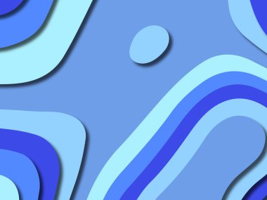 kağıt ile 3D arka plan şekilleri kesim. Soyut kağıt kitap kapağı için şablon arka plan bölmek. Kağıt arka plan kes. Soyut gerçekçi kağıt dekorasyon tasarımı için