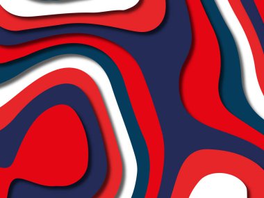 kağıt ile 3D arka plan şekilleri kesim. Soyut kağıt kitap kapağı için şablon arka plan bölmek. Kağıt arka plan kes. Soyut gerçekçi kağıt dekorasyon tasarımı için