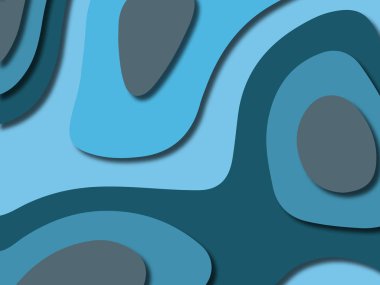 kağıt ile 3D arka plan şekilleri kesim. Soyut kağıt kitap kapağı için şablon arka plan bölmek. Kağıt arka plan kes. Soyut gerçekçi kağıt dekorasyon tasarımı için