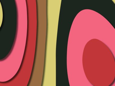 kağıt ile 3D arka plan şekilleri kesim. Soyut kağıt kitap kapağı için şablon arka plan bölmek. Kağıt arka plan kes. Soyut gerçekçi kağıt dekorasyon tasarımı için