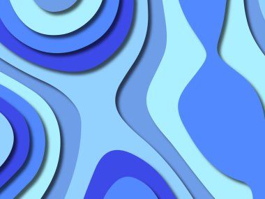 kağıt ile 3D arka plan şekilleri kesim. Soyut kağıt kitap kapağı için şablon arka plan bölmek. Kağıt arka plan kes. Soyut gerçekçi kağıt dekorasyon tasarımı için