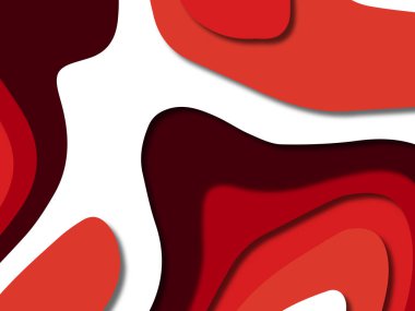 kağıt ile 3D arka plan şekilleri kesim. Soyut kağıt kitap kapağı için şablon arka plan bölmek. Kağıt arka plan kes. Soyut gerçekçi kağıt dekorasyon tasarımı için