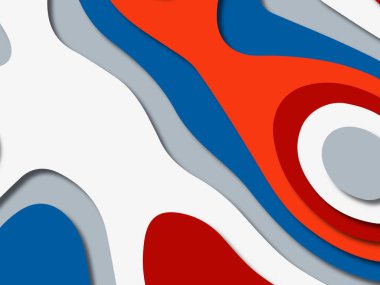 kağıt ile 3D arka plan şekilleri kesim. Soyut kağıt kitap kapağı için şablon arka plan bölmek. Kağıt arka plan kes. Soyut gerçekçi kağıt dekorasyon tasarımı için