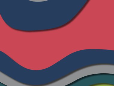 kağıt ile 3D arka plan şekilleri kesim. Soyut kağıt kitap kapağı için şablon arka plan bölmek. Kağıt arka plan kes. Soyut gerçekçi kağıt dekorasyon tasarımı için