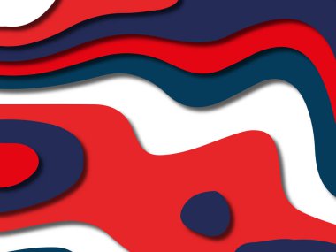 kağıt ile 3D arka plan şekilleri kesim. Soyut kağıt kitap kapağı için şablon arka plan bölmek. Kağıt arka plan kes. Soyut gerçekçi kağıt dekorasyon tasarımı için