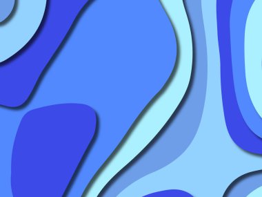 kağıt ile 3D arka plan şekilleri kesim. Soyut kağıt kitap kapağı için şablon arka plan bölmek. Kağıt arka plan kes. Soyut gerçekçi kağıt dekorasyon tasarımı için