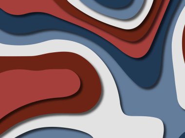 kağıt ile 3D arka plan şekilleri kesim. Soyut kağıt kitap kapağı için şablon arka plan bölmek. Kağıt arka plan kes. Soyut gerçekçi kağıt dekorasyon tasarımı için