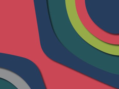 kağıt ile 3D arka plan şekilleri kesim. Soyut kağıt kitap kapağı için şablon arka plan bölmek. Kağıt arka plan kes. Soyut gerçekçi kağıt dekorasyon tasarımı için