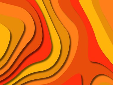 kağıt ile 3D arka plan şekilleri kesim. Soyut kağıt kitap kapağı için şablon arka plan bölmek. Kağıt arka plan kes. Soyut gerçekçi kağıt dekorasyon tasarımı için