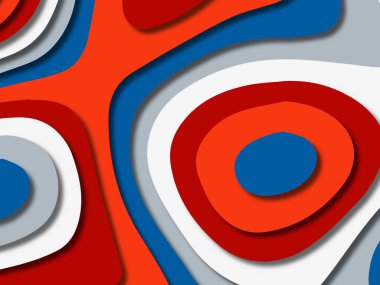 kağıt ile 3D arka plan şekilleri kesim. Soyut kağıt kitap kapağı için şablon arka plan bölmek. Kağıt arka plan kes. Soyut gerçekçi kağıt dekorasyon tasarımı için