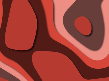 kağıt ile 3D arka plan şekilleri kesim. Soyut kağıt kitap kapağı için şablon arka plan bölmek. Kağıt arka plan kes. Soyut gerçekçi kağıt dekorasyon tasarımı için