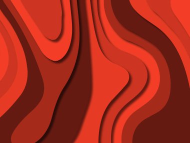 kağıt ile 3D arka plan şekilleri kesim. Soyut kağıt kitap kapağı için şablon arka plan bölmek. Kağıt arka plan kes. Soyut gerçekçi kağıt dekorasyon tasarımı için