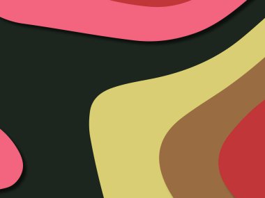 kağıt ile 3D arka plan şekilleri kesim. Soyut kağıt kitap kapağı için şablon arka plan bölmek. Kağıt arka plan kes. Soyut gerçekçi kağıt dekorasyon tasarımı için