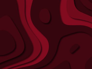 kağıt ile 3D arka plan şekilleri kesim. Soyut kağıt kitap kapağı için şablon arka plan bölmek. Kağıt arka plan kes. Soyut gerçekçi kağıt dekorasyon tasarımı için