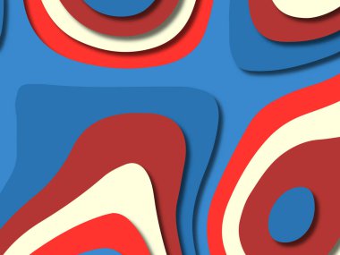 kağıt ile 3D arka plan şekilleri kesim. Soyut kağıt kitap kapağı için şablon arka plan bölmek. Kağıt arka plan kes. Soyut gerçekçi kağıt dekorasyon tasarımı için