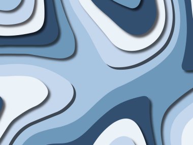 kağıt ile 3D arka plan şekilleri kesim. Soyut kağıt kitap kapağı için şablon arka plan bölmek. Kağıt arka plan kes. Soyut gerçekçi kağıt dekorasyon tasarımı için