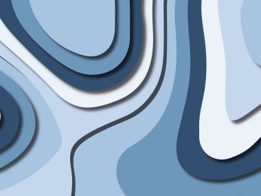 kağıt ile 3D arka plan şekilleri kesim. Soyut kağıt kitap kapağı için şablon arka plan bölmek. Kağıt arka plan kes. Soyut gerçekçi kağıt dekorasyon tasarımı için