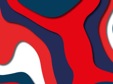 kağıt ile 3D arka plan şekilleri kesim. Soyut kağıt kitap kapağı için şablon arka plan bölmek. Kağıt arka plan kes. Soyut gerçekçi kağıt dekorasyon tasarımı için